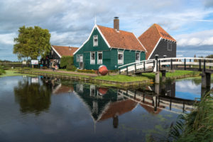 Old cheese dairy, Zaanse Schans, Zaanstad municipality, Holland, Netherlands Old cheese dairy, Zaanse Schans, Zaanstad municipality, Holland, Netherlands